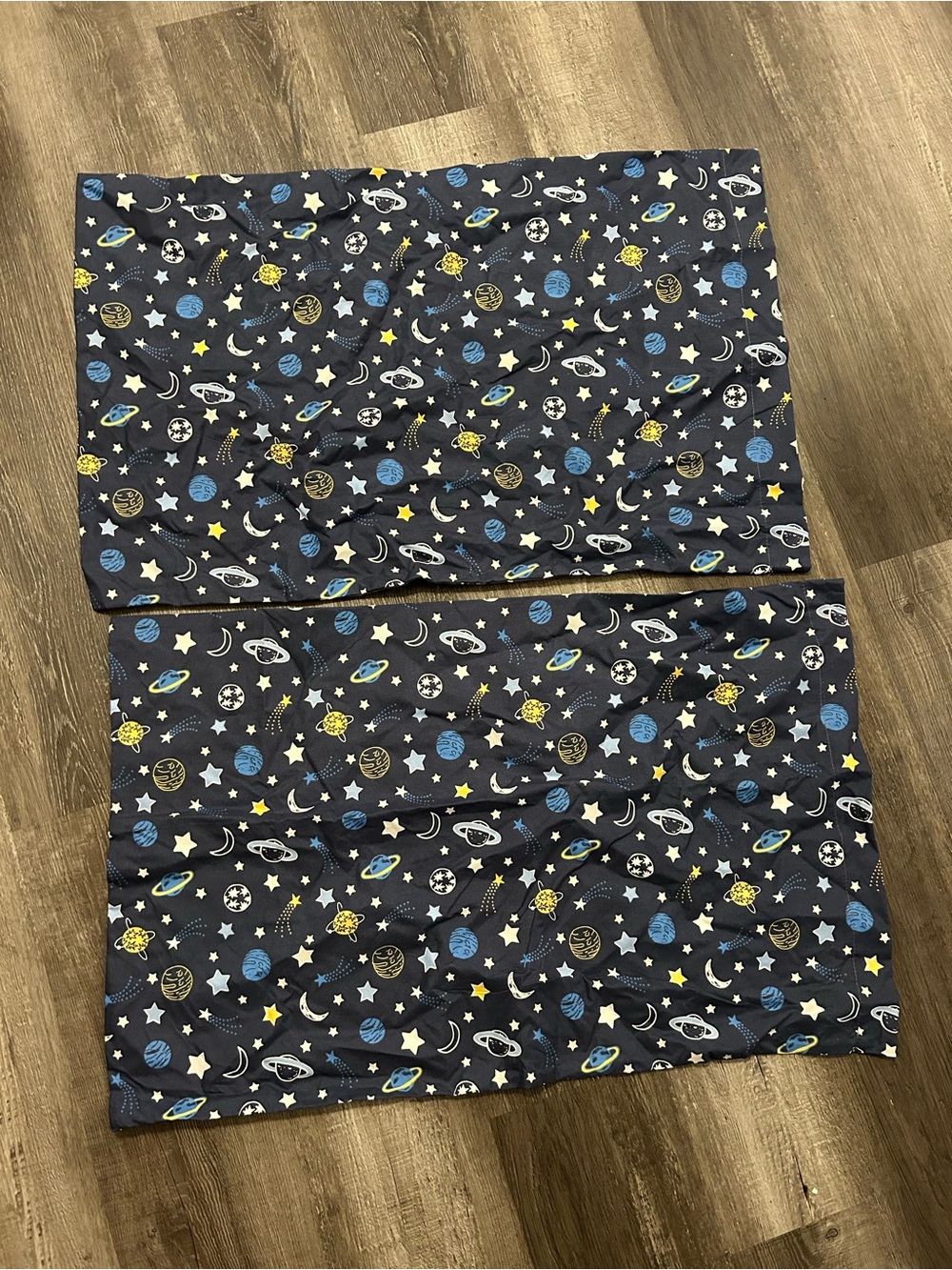 space themed full sheet + pillowcase set celestial